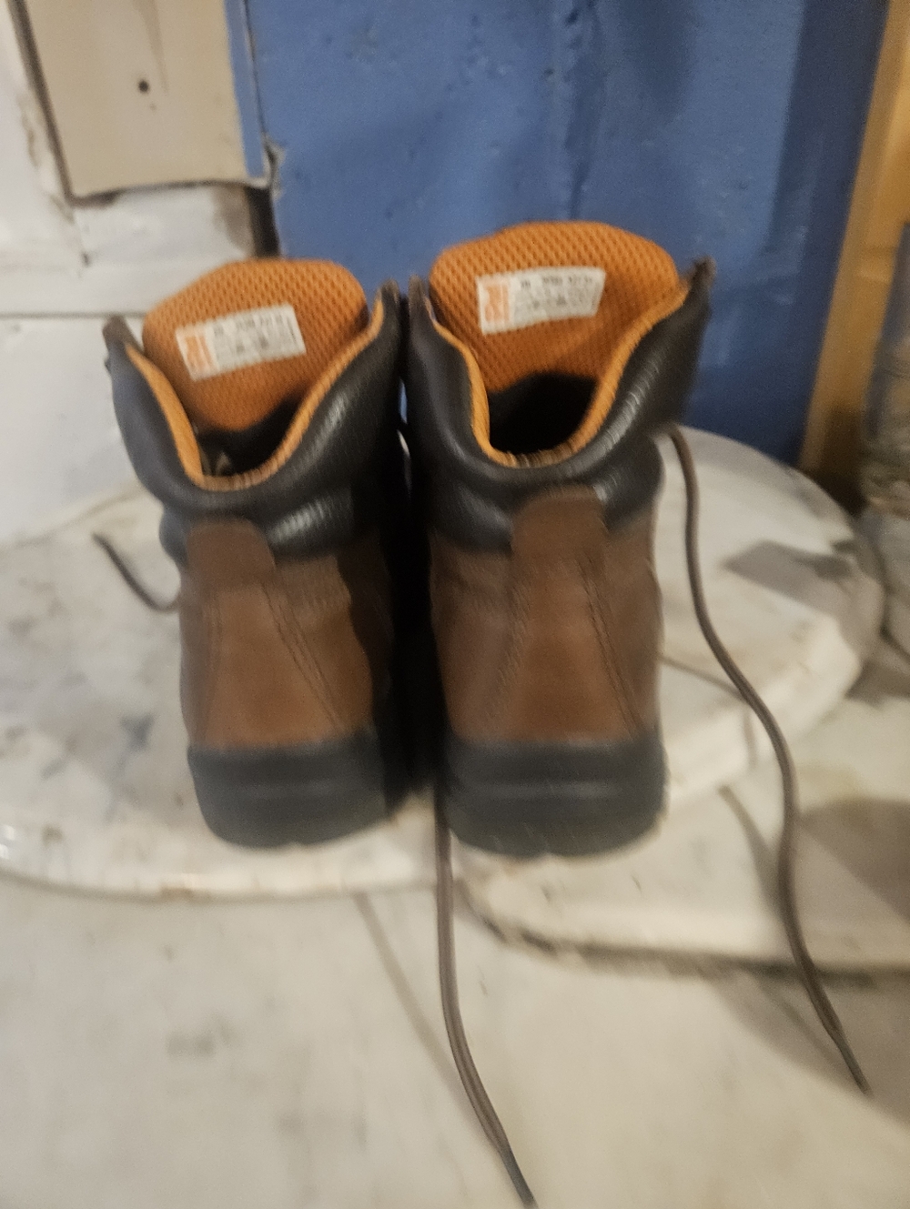 Timberland Pro Titan 6" Safety Toe Boots Womens 8 Wide (Mens 6W) Brown Work - Picture 3 of 6